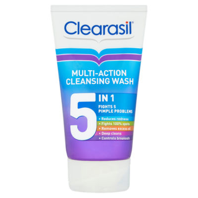 Clearasil Multi-Action Cleansing Wash 5 in 1 150ml