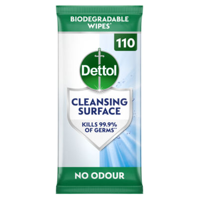 Dettol Antibacterial Cleansing Surface Wipes 110 Large Wipes