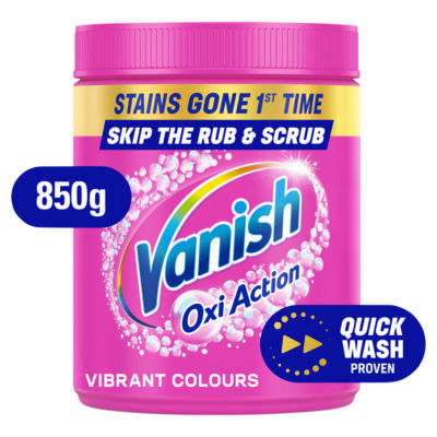 Vanish Gold Oxi Action Stain Remover Powder For Clothes 850G