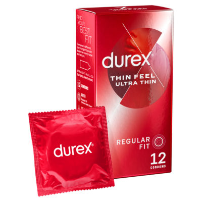Durex 12 Thin Feel Ultra Thin Condoms