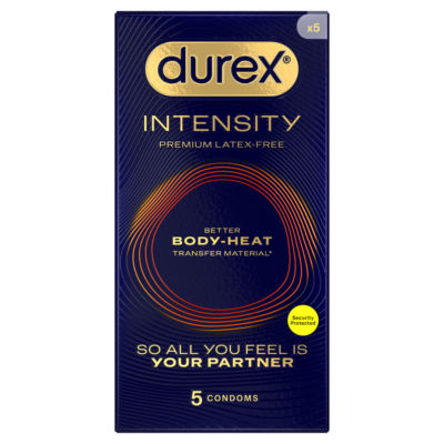 Durex Intensity Premium Latex-Free Condoms 5s