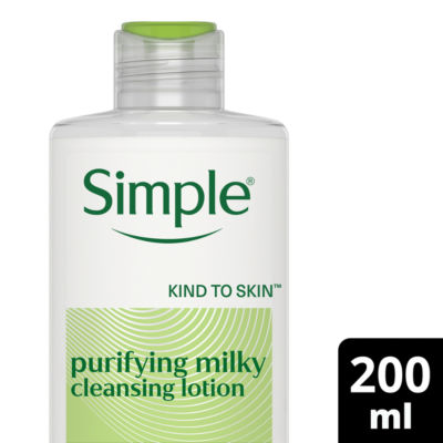 Simple Kind To Skin Purifying Cleansing Lotion For Sensitive 200Ml, 3 Pack - Image 6