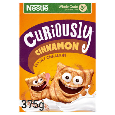 Nestle Curiously Cinnamon Breakfast Cereal 375G