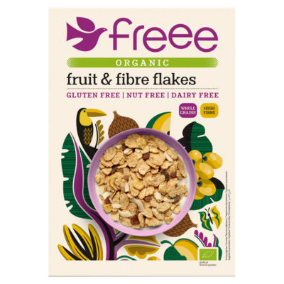 Freee Gluten Free Organic Fruit & Fibre Flakes 375g