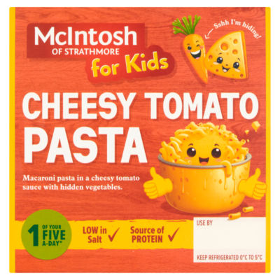 McIntosh kidz cheesy tomato pasta