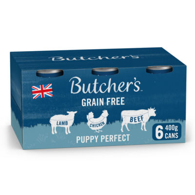 Butchers Puppy Perfect Puppy Food Tins 6X400g
