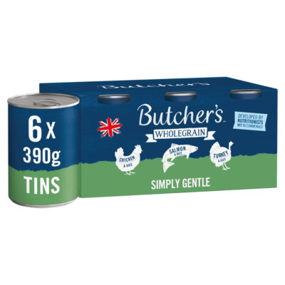 Butchers Simply Gentle Dog Food Tins 6X390g