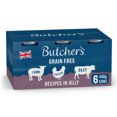 Butcher's Grain Free Recipes in Jelly 6 x 400g - Mixed Pack