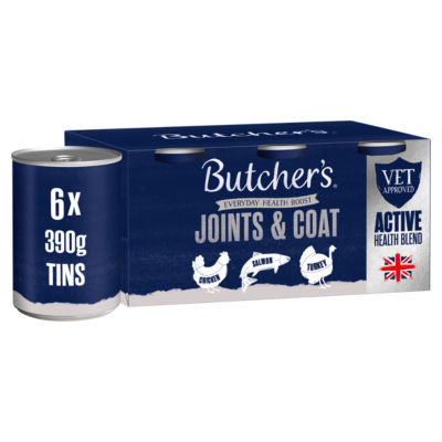 B&Q -  Joints & Coat Dog Food Cans 24 X 390G - Image 3