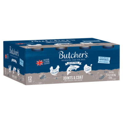 Butchers Joints & Coat Dog Food Tins 12 x 390g