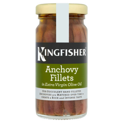 Kingfisher Anchovy Fillets in Extra Virgin Olive Oil 100g