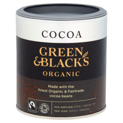 GREEN & BLACKS Organic Cocoa Fair Trade 125G