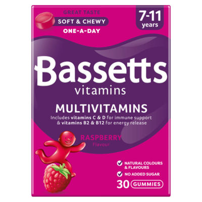 Bassetts 7-11 Multivitamin Raspberry Soft & Chewies