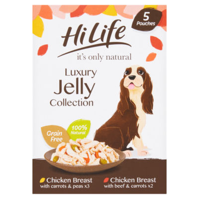 HiLife it's only natural Luxury Jelly Collection 5 x 100g (500g)