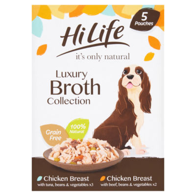 HiLife it's only natural Luxury Broth Collection 5 x 100g (500g)