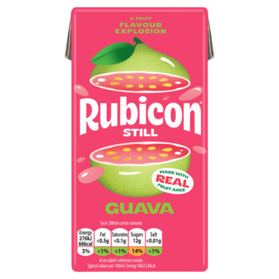 Rubicon Still Guava Juice Drink 288Ml Carton