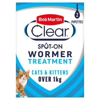 Bob Martin Spot On Cat Dewormer 2 Tubes