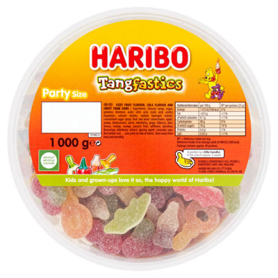 Haribo Tangfastics Drum 1Kg