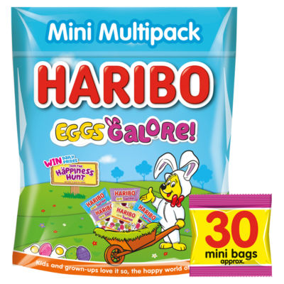 Haribo Eggs Galore Party Siz Mini Bags 480G