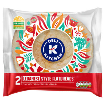 Deli Kitchen 2 Lebanese Style Flatbreads