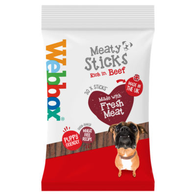 Webbox Meaty Sticks Rich in Beef 200g