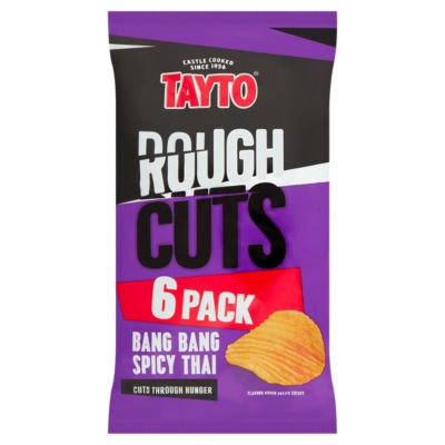Tayto Rough Cuts Bang Bang Thai 6 Pack