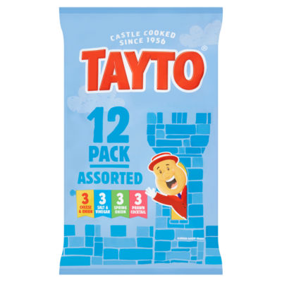 Tayto Assorted Crisps 12X25g