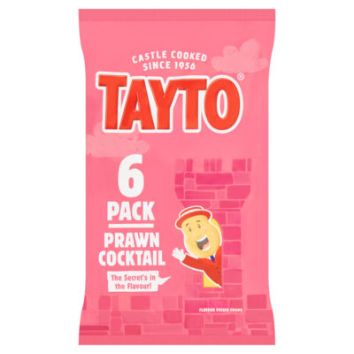 Tayto Prawn Cocktail Crisps 6 Pack