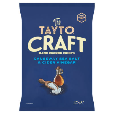 Tayto Craft Sea Salt & Malt Vinegar 125G