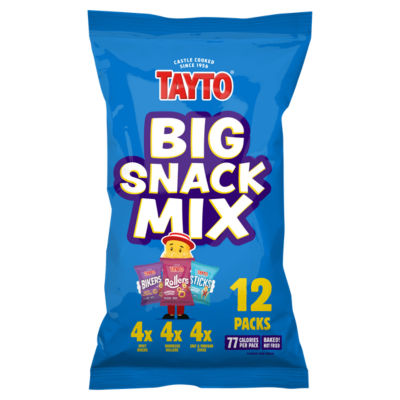 Tayto Big Snack Mix Flavour Corn Snacks 12 x 16g