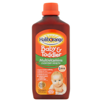 Haliborange Baby & Toddler Multivitamin Tasty Orange Liquid 1m+