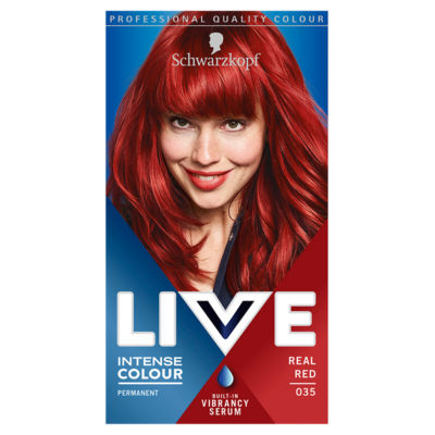Schwarzkopf Live Intensive Color 035 Real Red Hair Dye