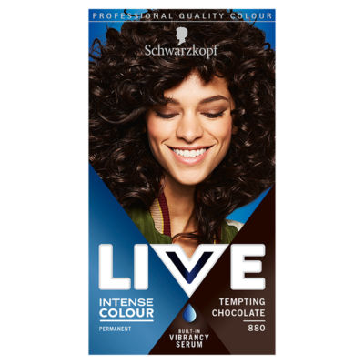 Schwarzkopf Live Intense Colour Permanent Hair Dye - Tempting Chocolate 880