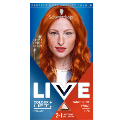 Schwarzkopf Live Colour + Lift Permanent Tangerine Twist L74 Hair Dye