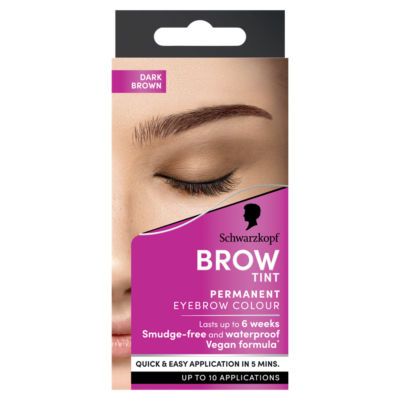 Schwarzkopf Brow Tint Eyebrow Dye Dark Brown 4-1 Permanent
