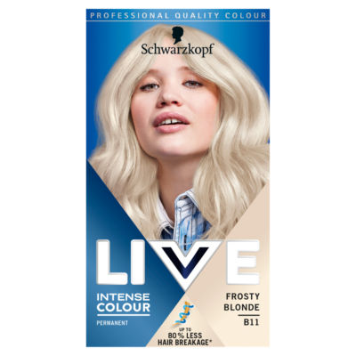 Schwarzkopf LIVE Intense Colour Frosty Blonde Permanent Hair Dye B11