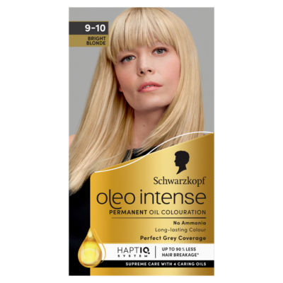 Schwarzkopf Oleo Intense Permanent Oil Colour 9-10 Bright Blonde Hair Dye