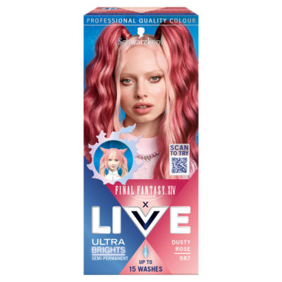 Schwarzkopf LIVE Ultra Brights Dusty Rose 025 Semi-permanent Hair Dye