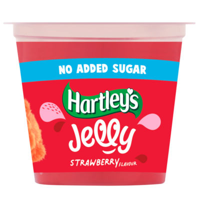 Hartleys s no added sugar strawberry jelly pot