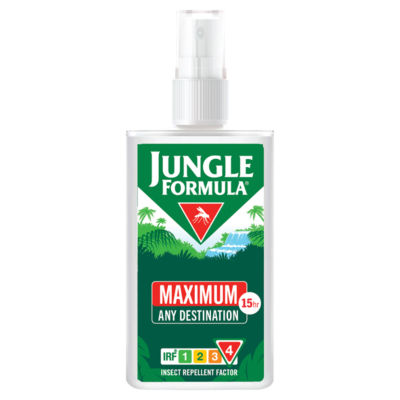 Jungle Formula Maximum Strength Insect Repellent Pump Spray (90Ml - 50% Deet) - Up To 9 Hour Protection Against Mosquitoes, Ticks & Biting Insects - M