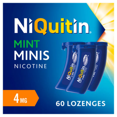 NiQuitin Minis Mint 4 Mg Lozenges - Effective Smoking Craving