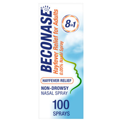 Beconase Allergy Nasal Spray for Hayfever Relief 100 Dose