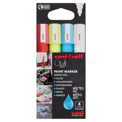 uni-ball UNIBALL Chalk pack of 4
