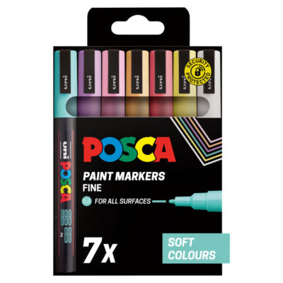 7 Paint Marker PC-3M Fine 0.9-1.3mm