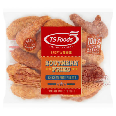 TS FOODS Southern Chicken Mini Fillets 1Kg