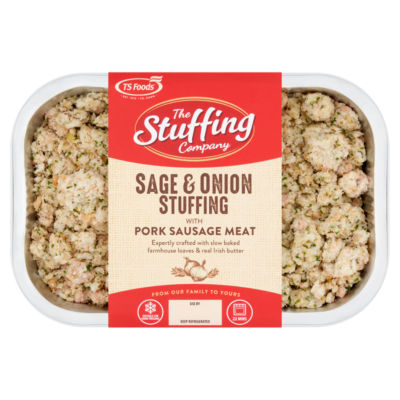 TS FOODS The Stuffing Company Sage & Onion Stuffing with Pork Sausage Meat 300g