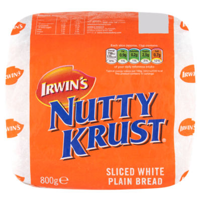 Irwins Nutty Krust Sliced Bread 800g