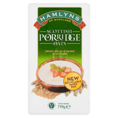 Hamlyns of Scotland Hamlyns Scottish Porridge Oats 750G (L)