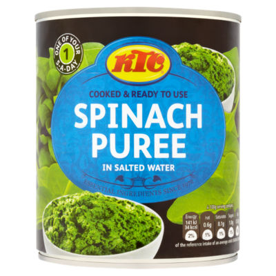 KTC Spinach Puree in Salted Water