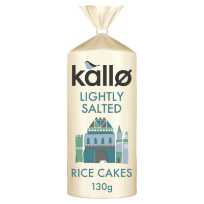 Kallo Lightly Salted Wholegrain Low Fat Rice Cake 130G